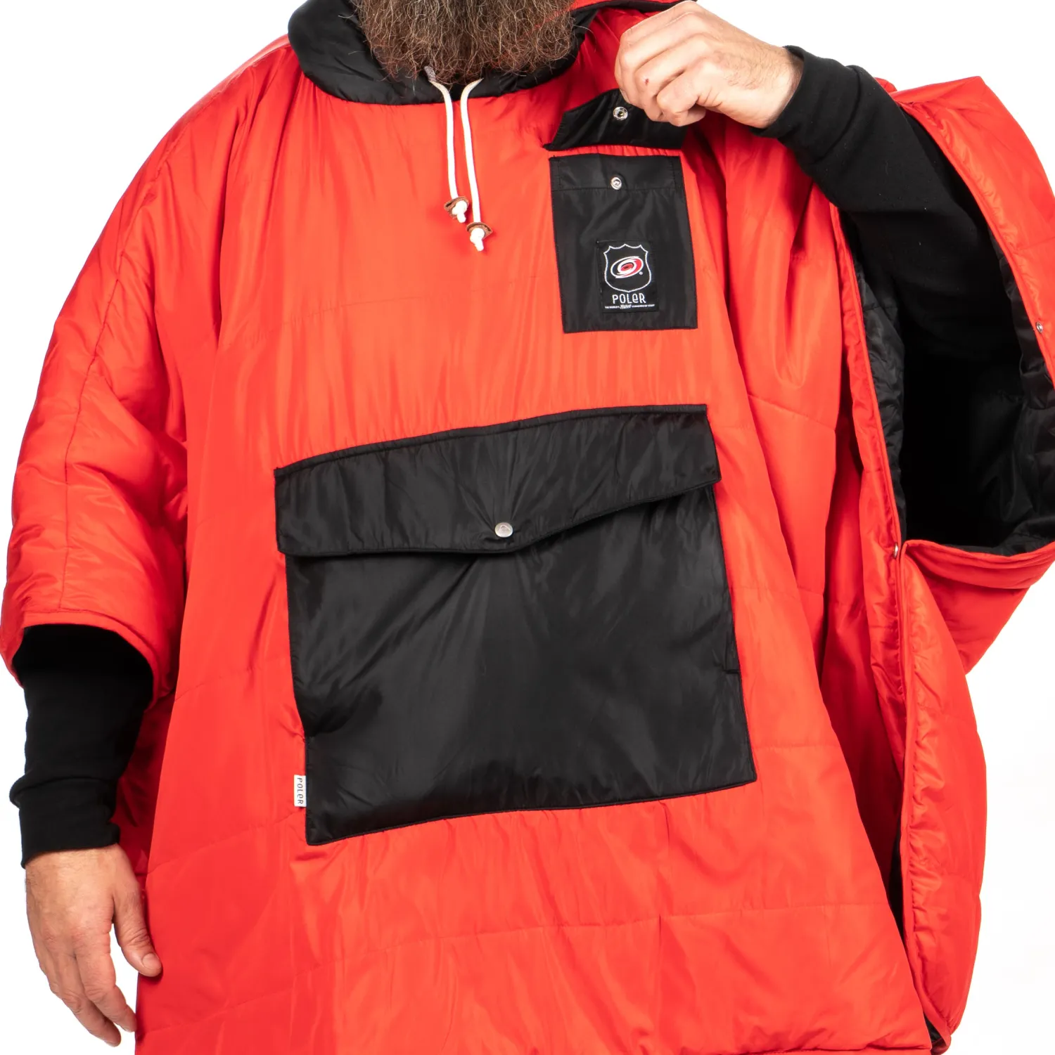 Poler Ponchos>Carolina Hurricanes Poncho Assorted Colors