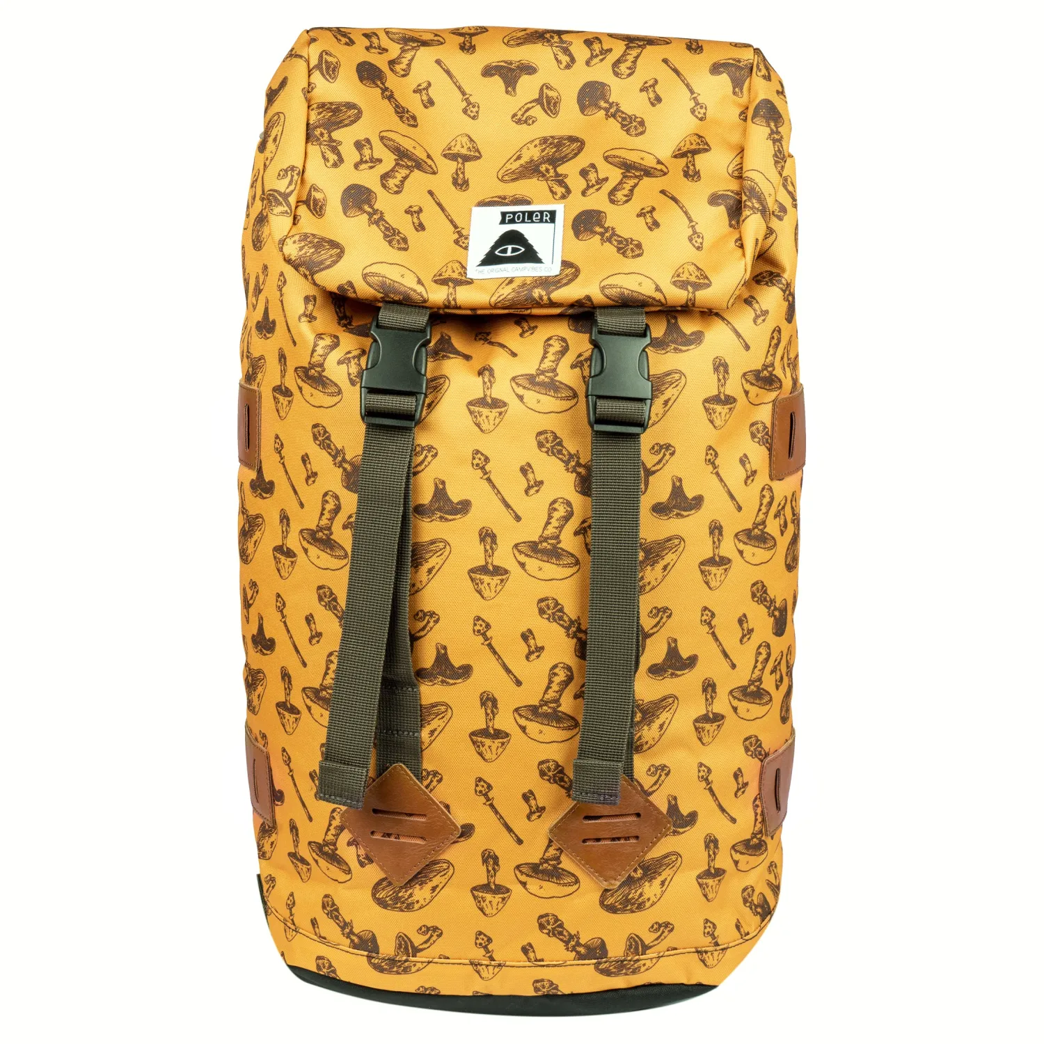 Poler Bags>Classic Rucksack Goomer Brown