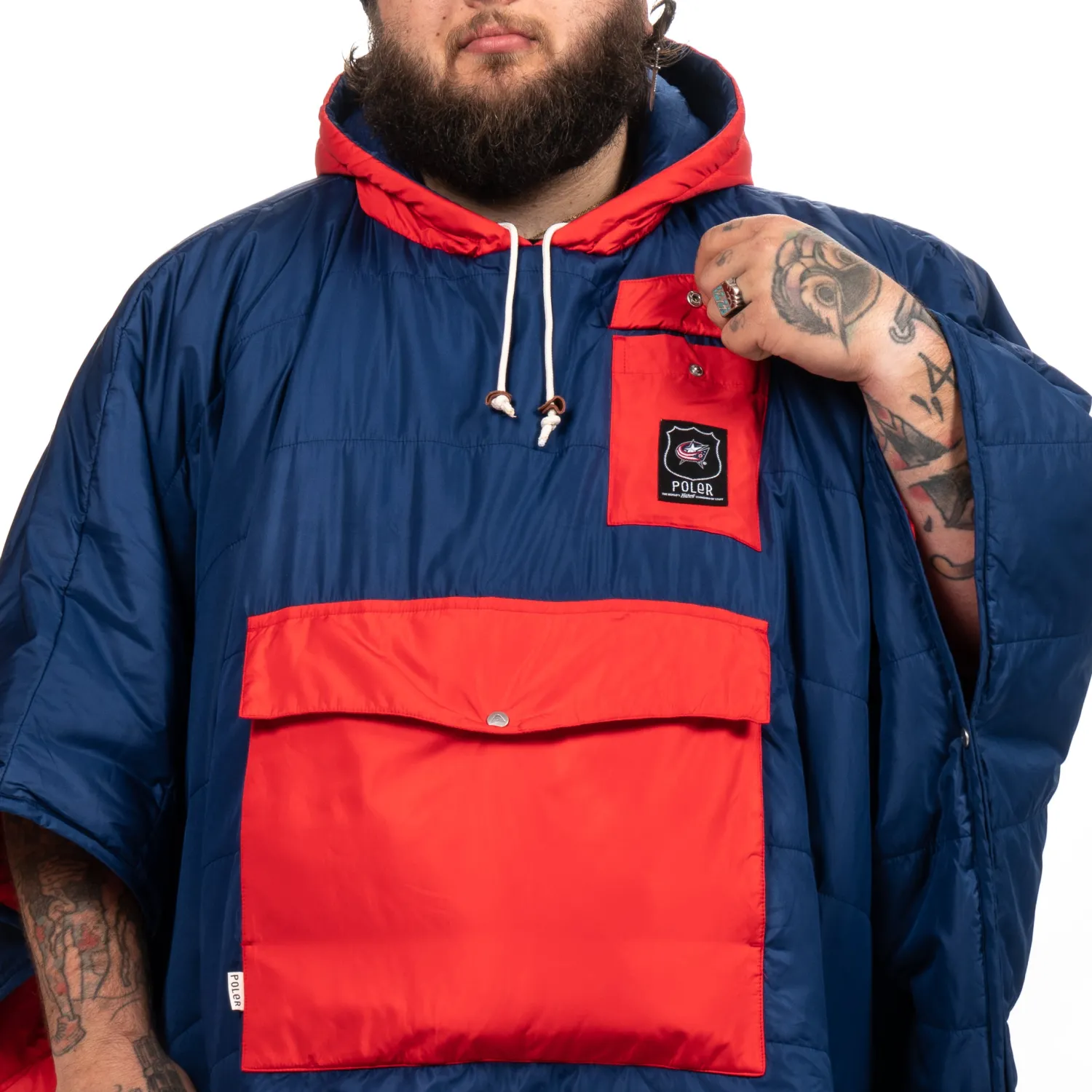 Poler Nhl>Columbus Blue Jackets Poncho Assorted Colors
