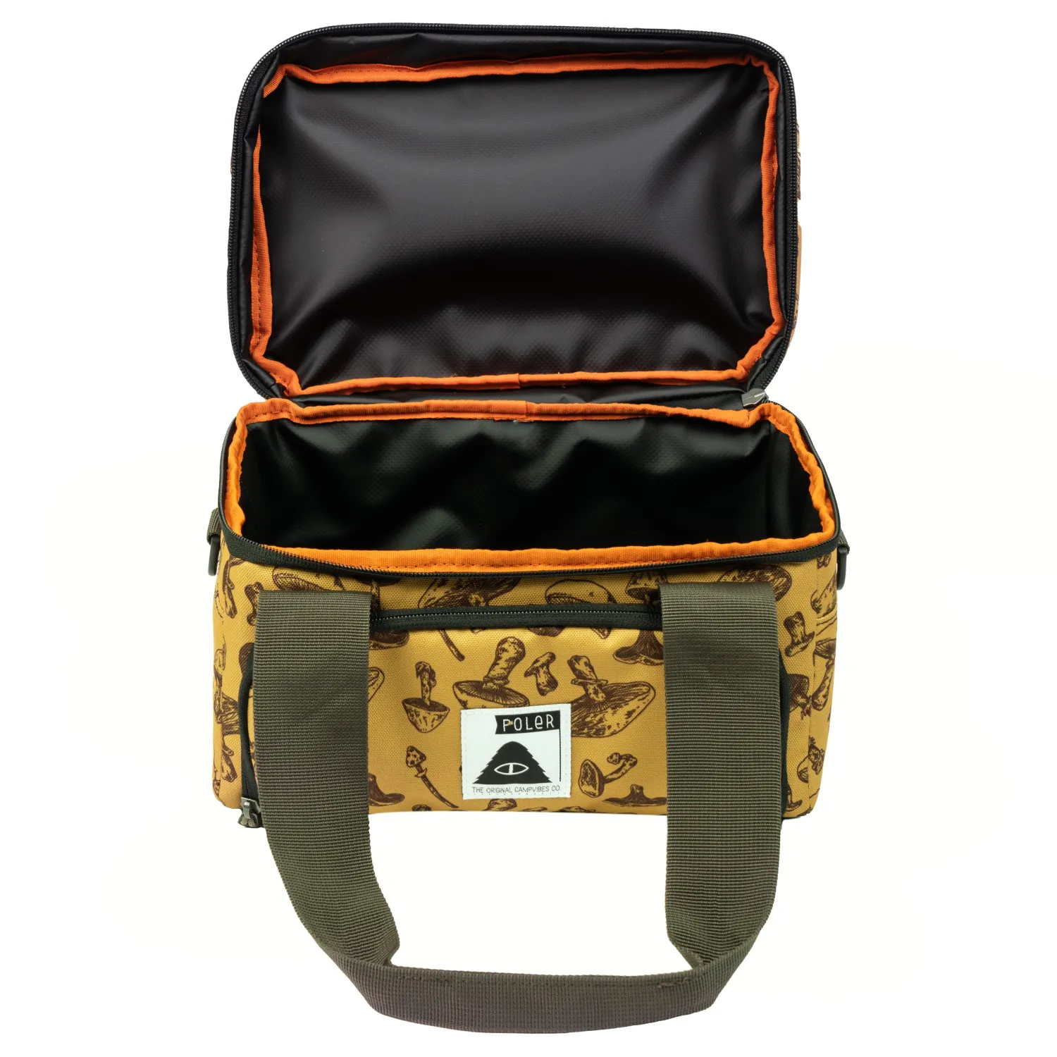 Poler Bags>Elevated Camera Cooler Goomer Brown