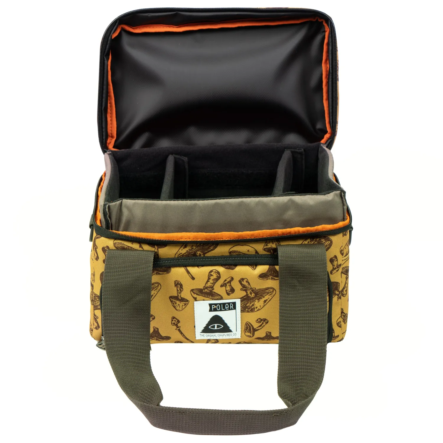 Poler Bags>Elevated Camera Cooler Goomer Brown