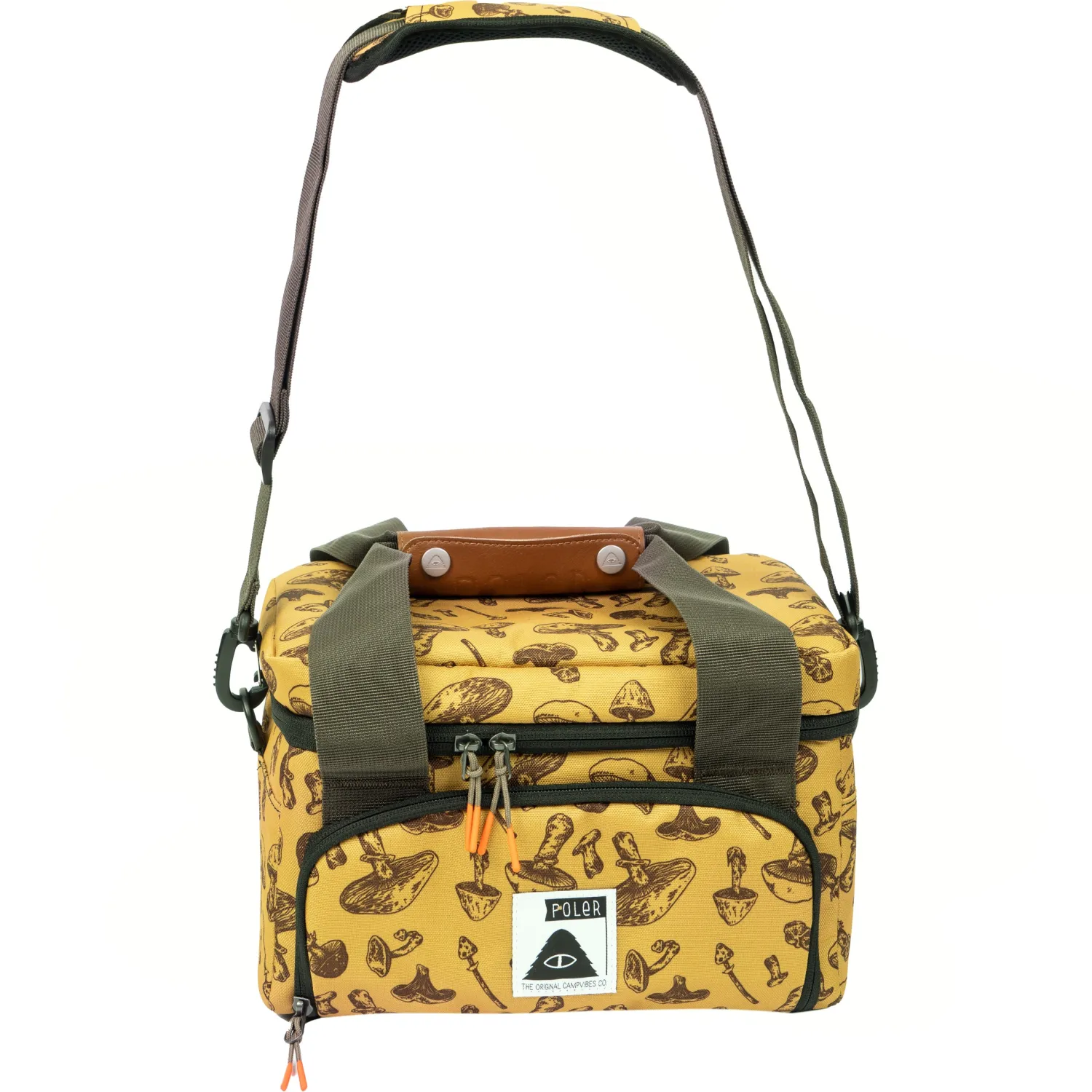 Poler Bags>Elevated Camera Cooler Goomer Brown