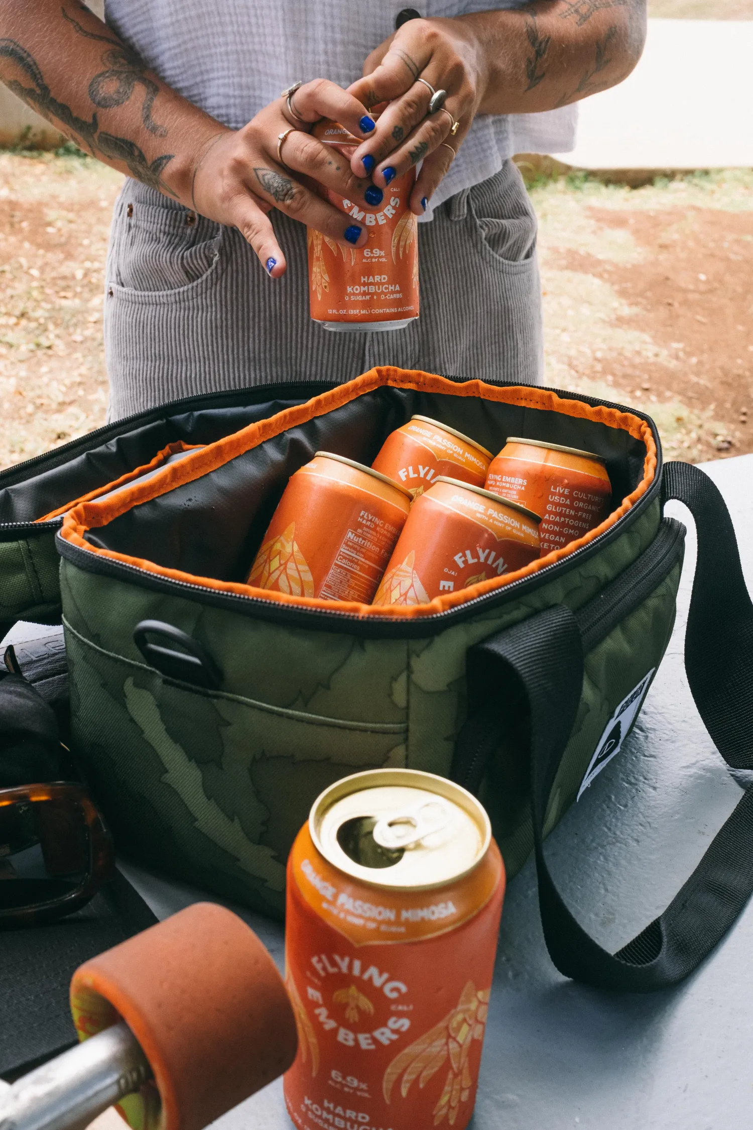 Poler Bags>Elevated Camera Cooler Furry Camo
