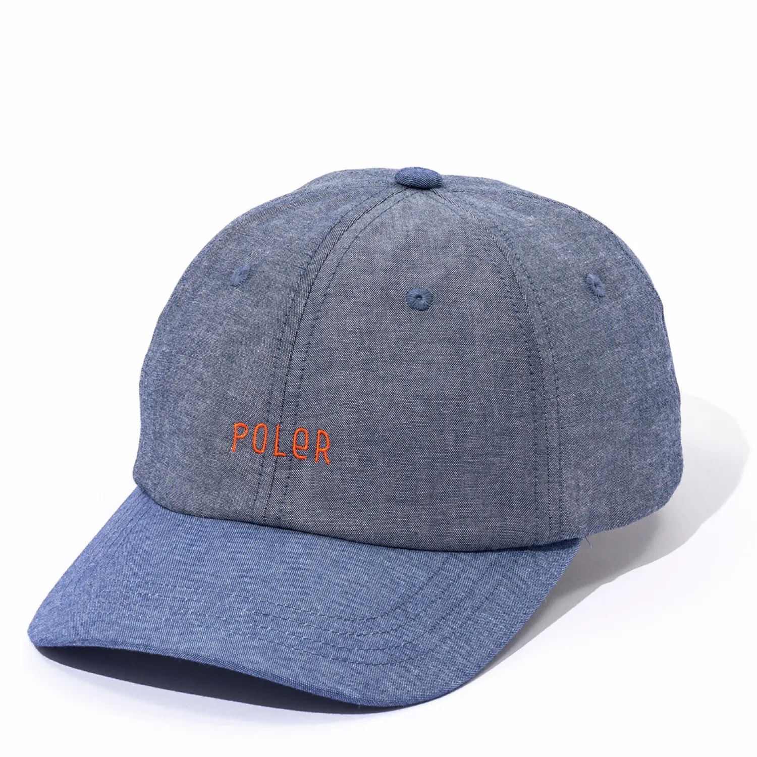 Poler Headwear>Furry Font Chambray Dad Cap