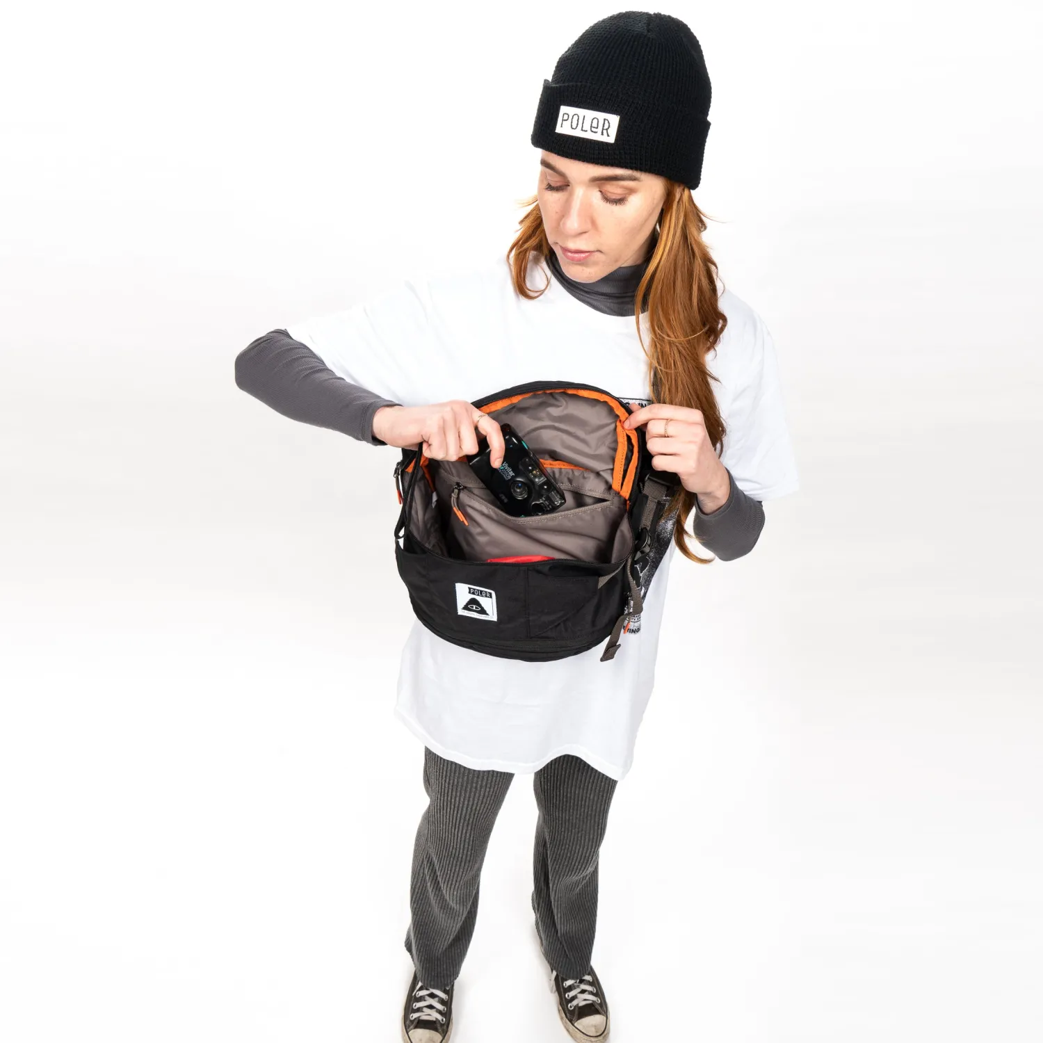 Poler Bags>Hip N Bindle Bag Goomer Brown