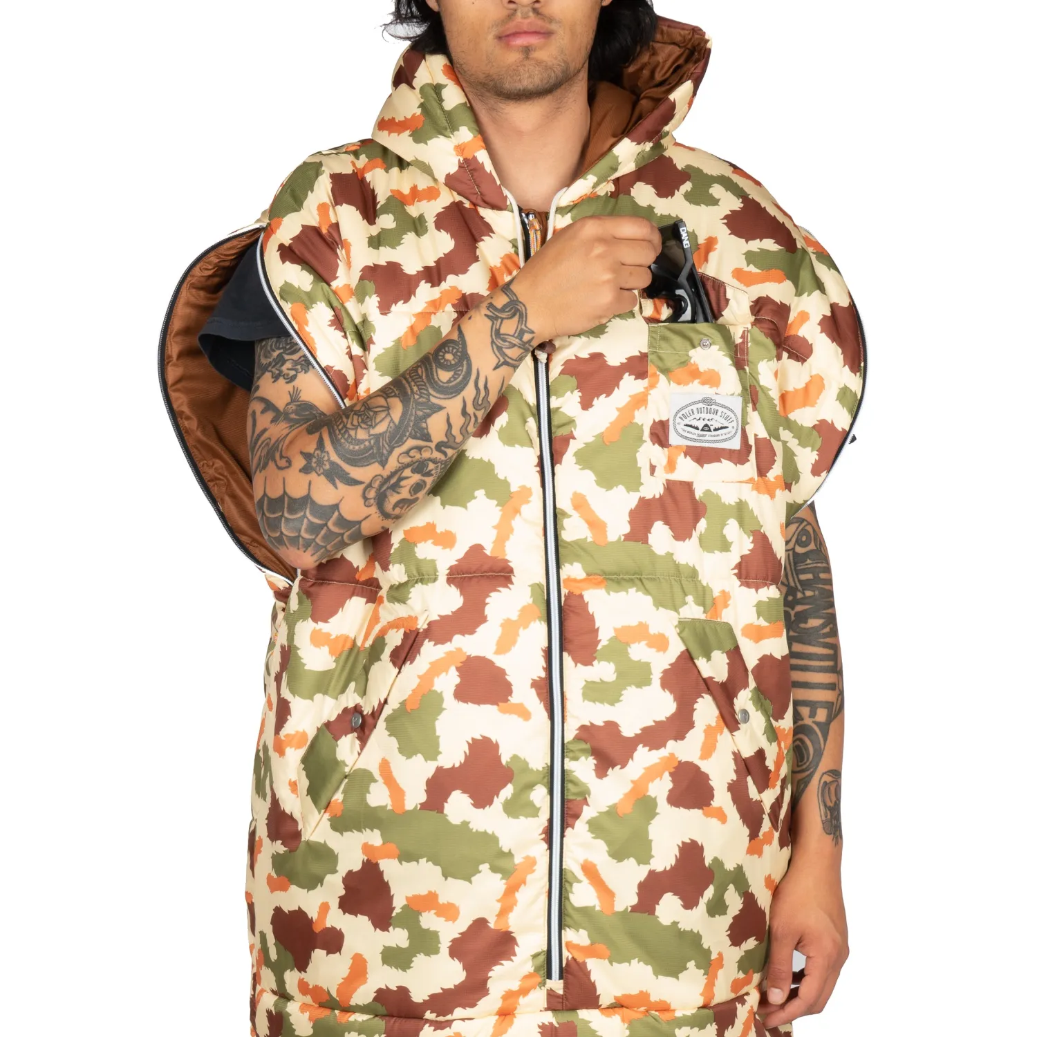Poler Original Napsack>Napsack Furry Camo Sand