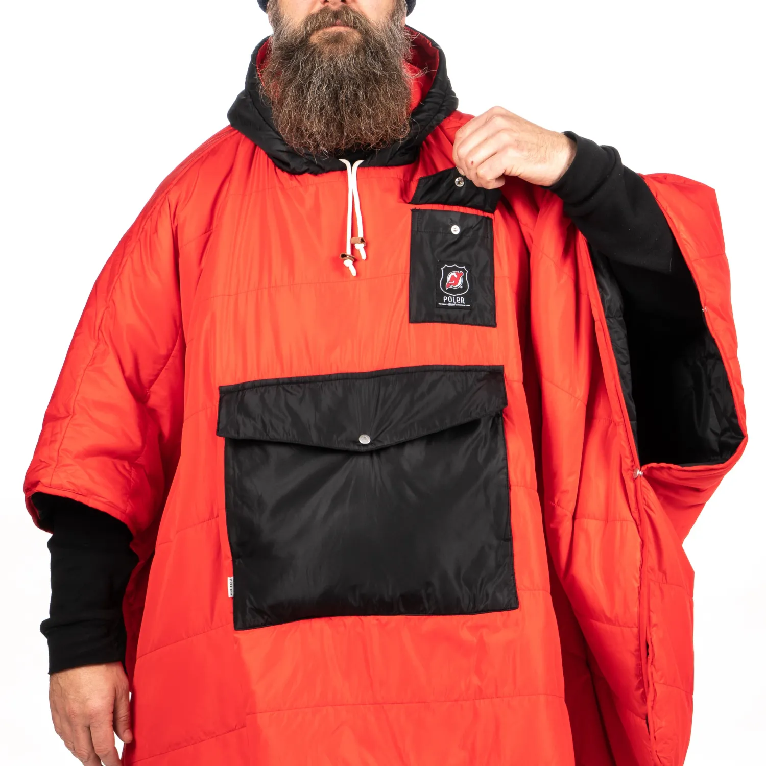 Poler Ponchos>New Jersey Devils Poncho Assorted Colors