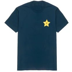 Poler Tee Shirts>North Star Tee Midnight Navy