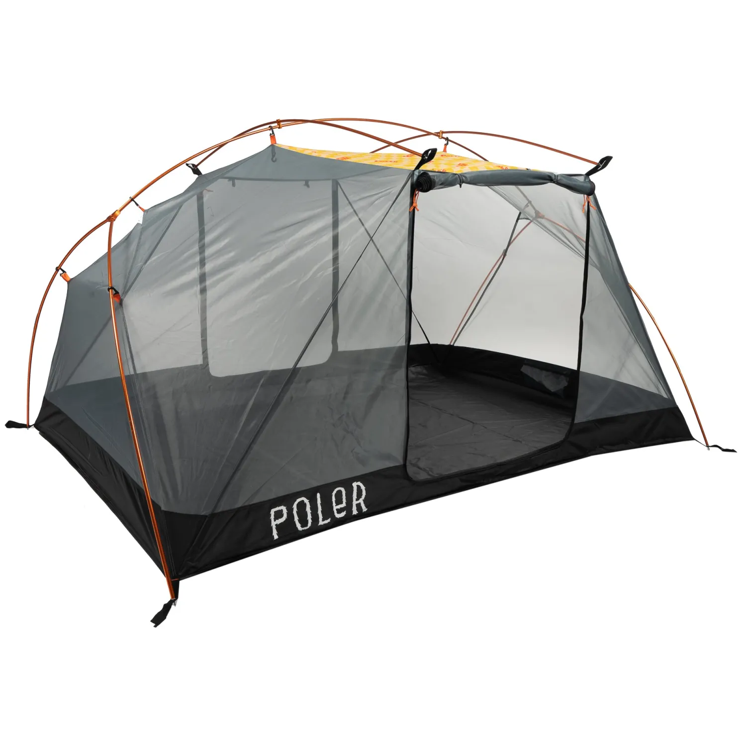 Poler Tents>2-Person Tent Wavy Check Yellow