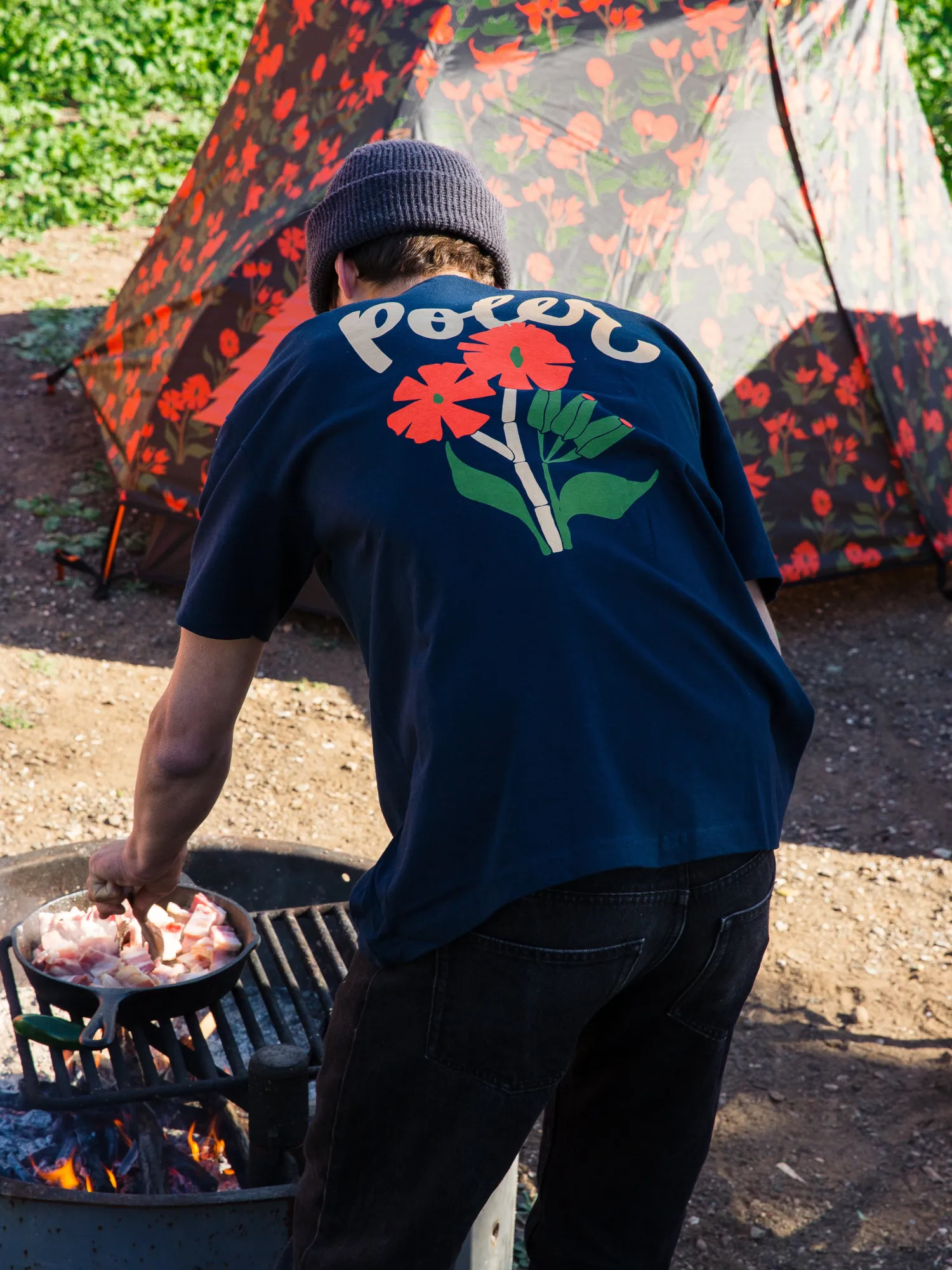 Poler Tee Shirts>Poppy Tee