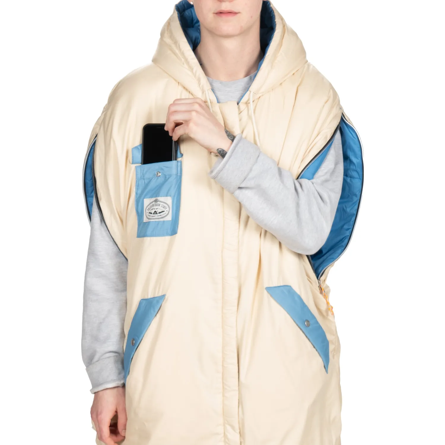 Poler Original Napsack>Reversible Napsack High Tide Blue