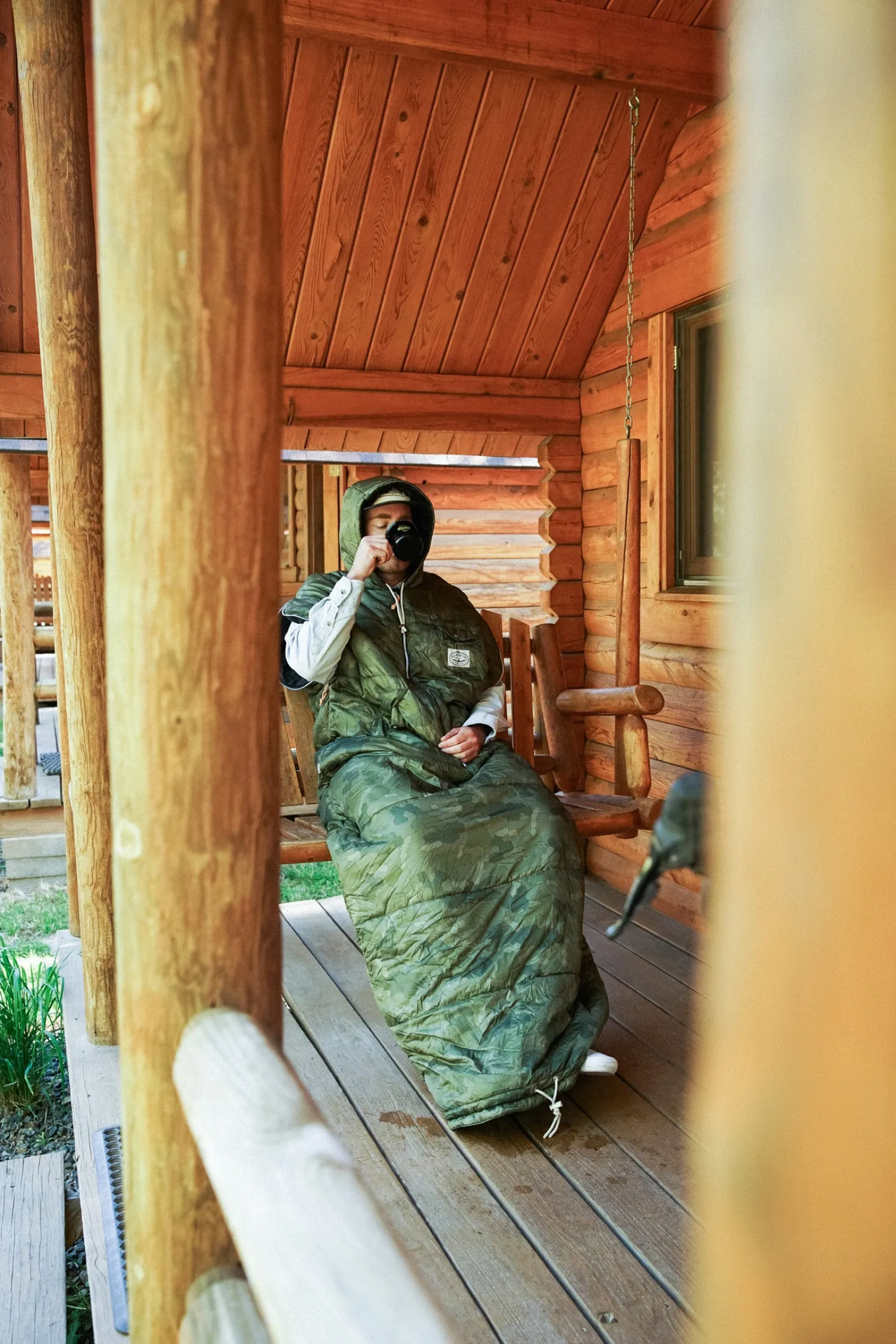 Poler Original Napsack>Reversible Napsack Black / Furry Camo
