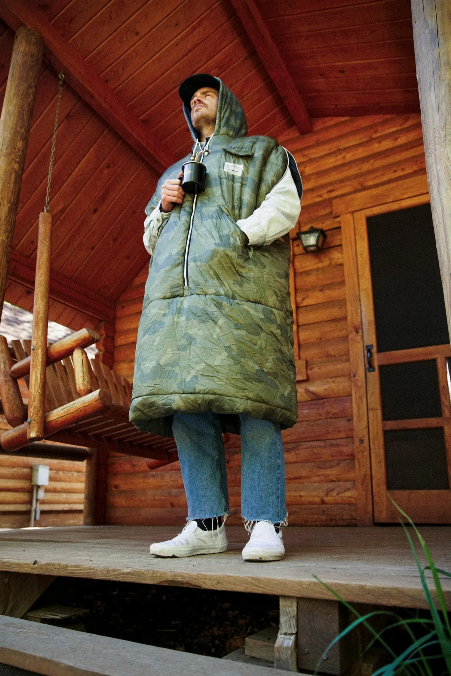 Poler Original Napsack>Reversible Napsack Black / Furry Camo