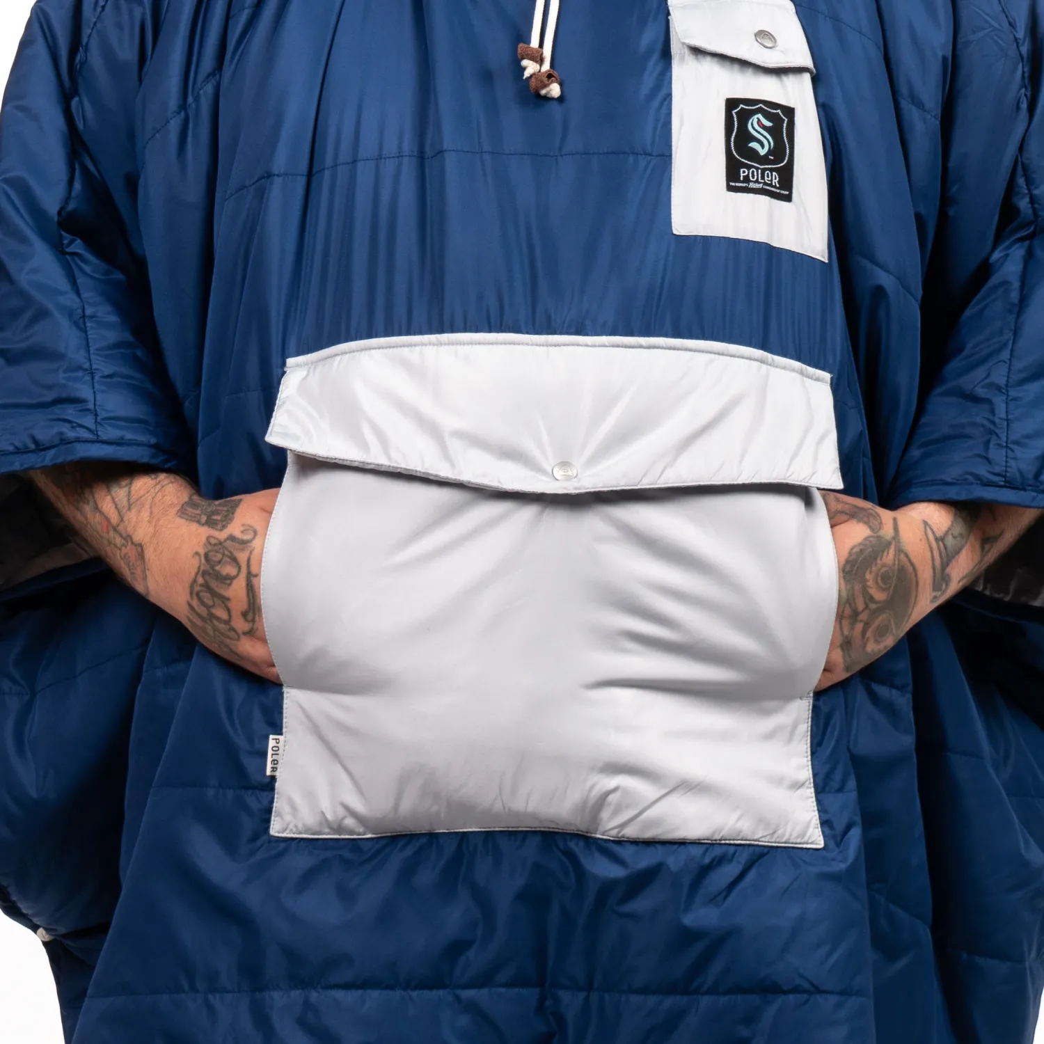 Poler Ponchos>Seattle Kraken Poncho Assorted Colors