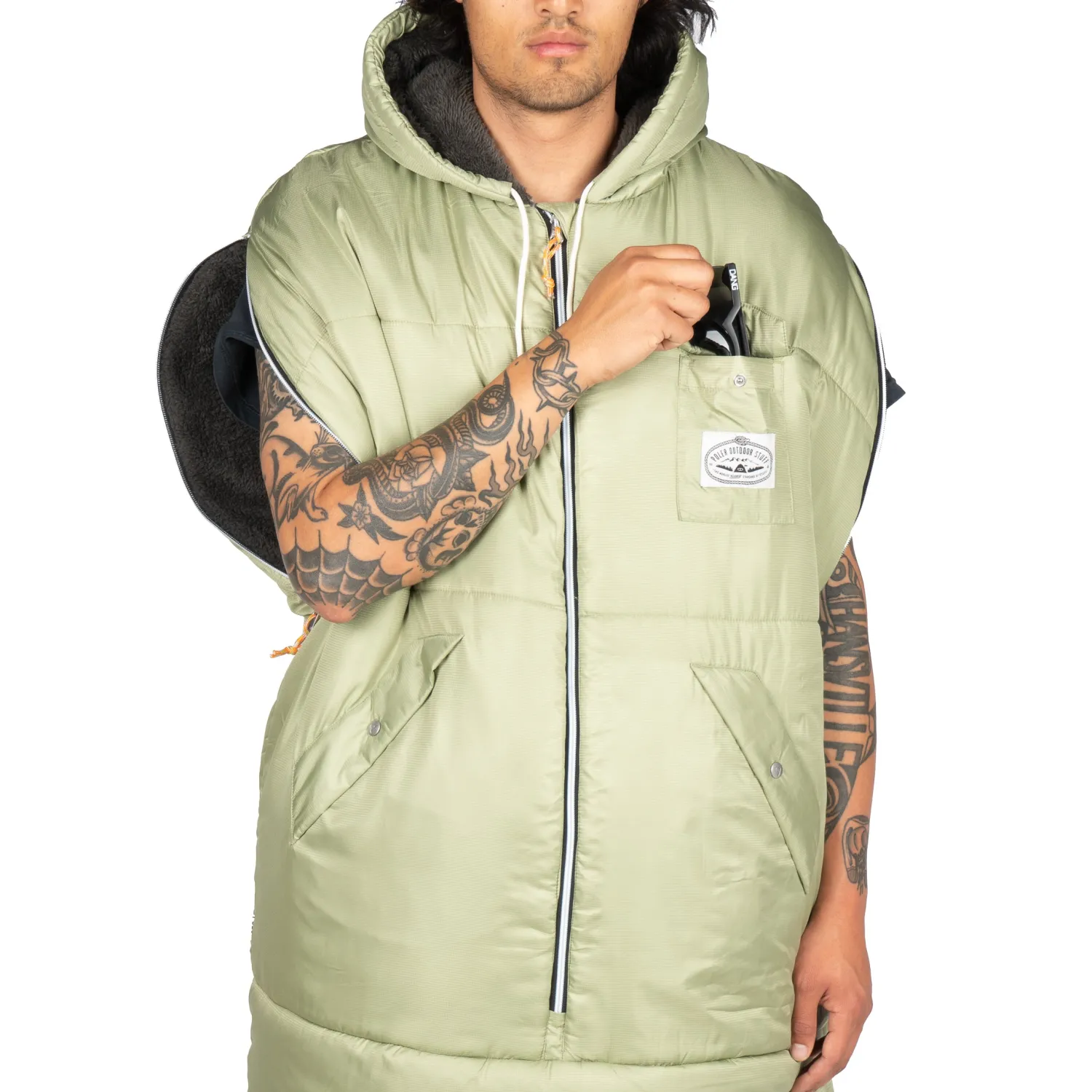 Poler Shaggy Napsacks>Shaggy Napsack Green Fern