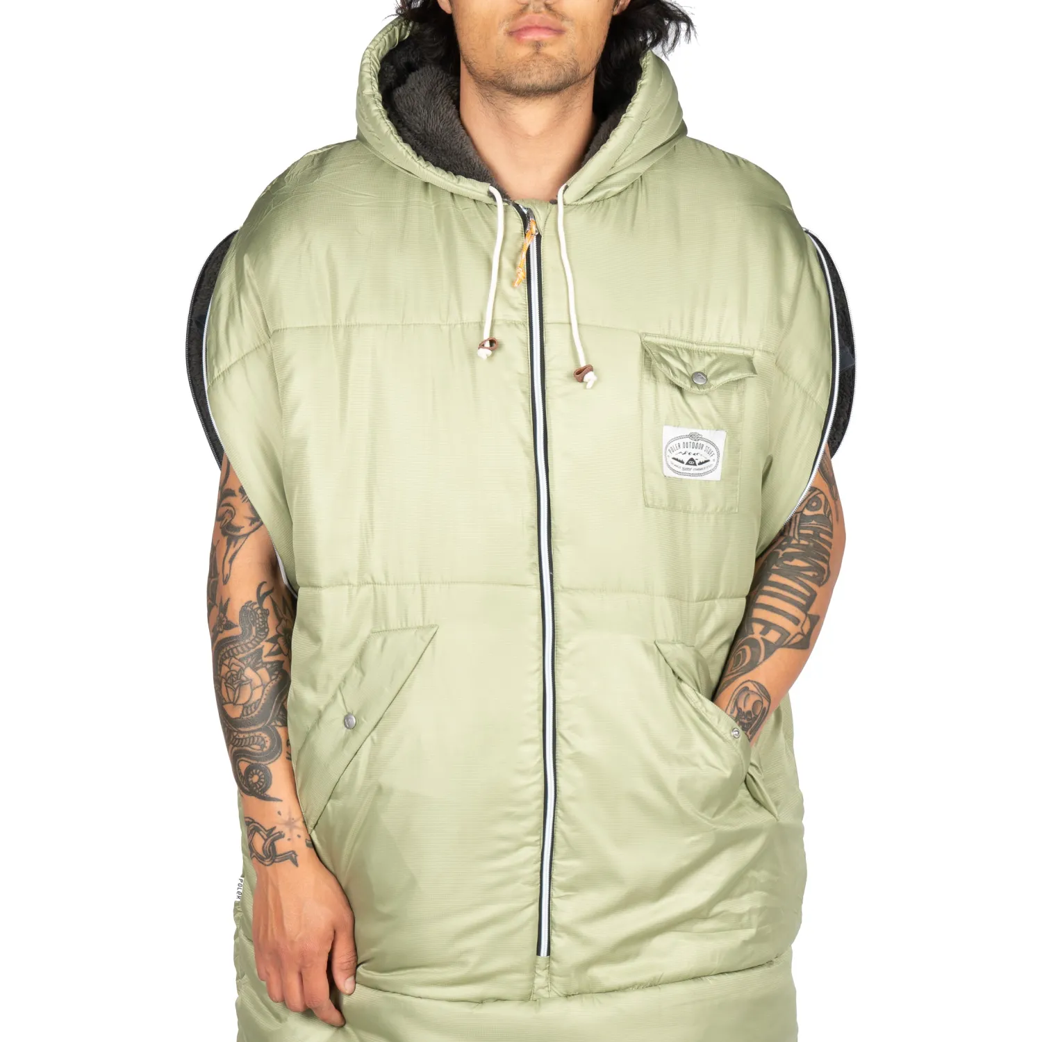 Poler Shaggy Napsacks>Shaggy Napsack Green Fern