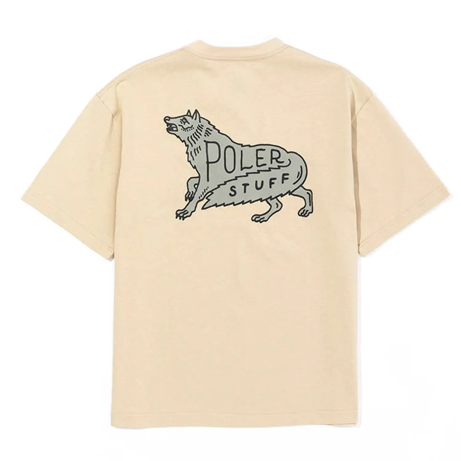 Poler Tee Shirts>Wolf Relax Fit Tee