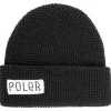 Poler Headwear>Workerman Beanie Black